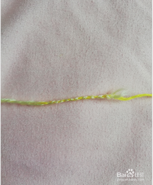 围巾织完一团怎么接线