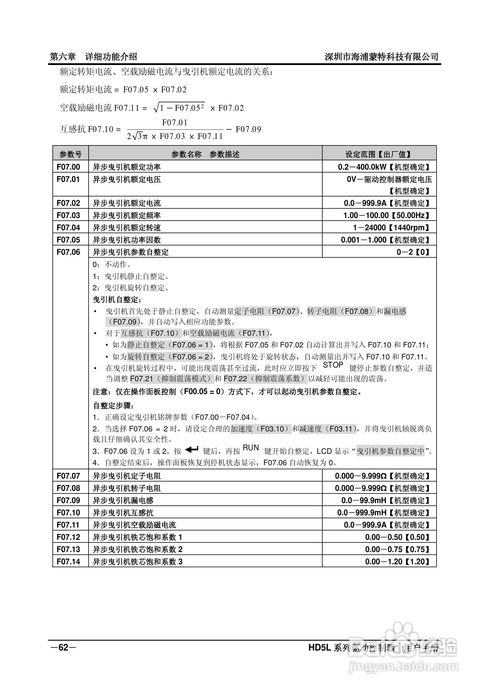 海浦蒙特HD5L-4T045电梯专用驱动控制器用户手册:[7]