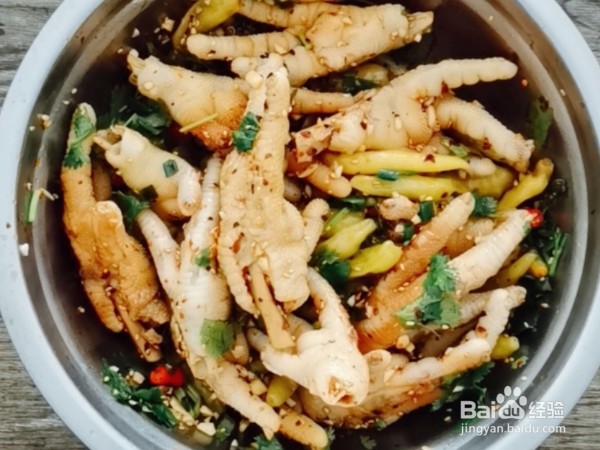 酸辣鸡爪怎么做