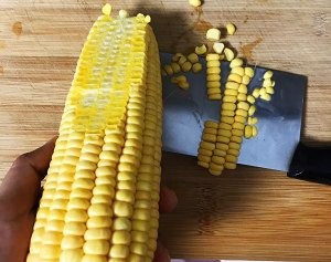 食补养生自制快手香浓甜玉米汁的做法