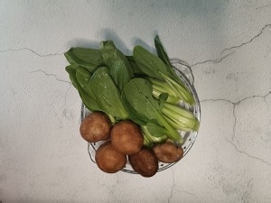 养生食补最简单的香菇油菜的做法