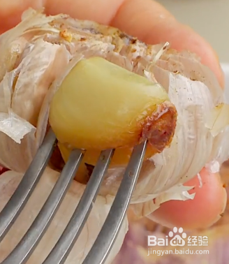 烤蒜头的制作方法