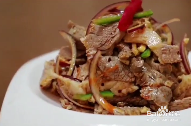 凉拌羊肉的做法