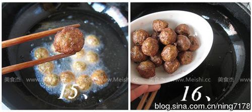 裹汁香菇牛肉丸的做法