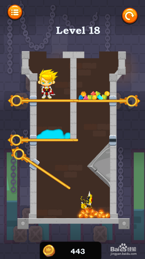 如何通过Caio Hero Rescue的Level 18？