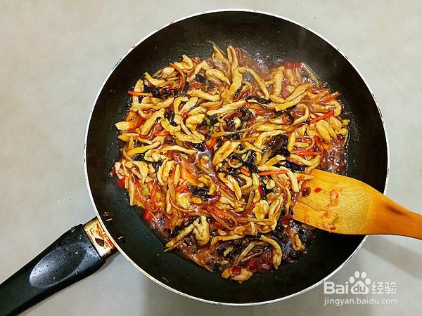 超好吃的鱼香鸡丝，快来做做尝尝吧