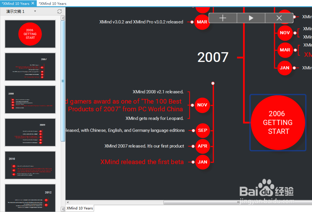 手把手教你在XMind中创建幻灯片演示