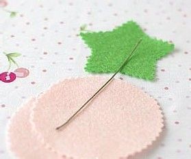 手工布艺康乃馨的制作过程