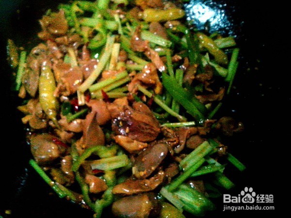 如何制作爆炒鸡杂