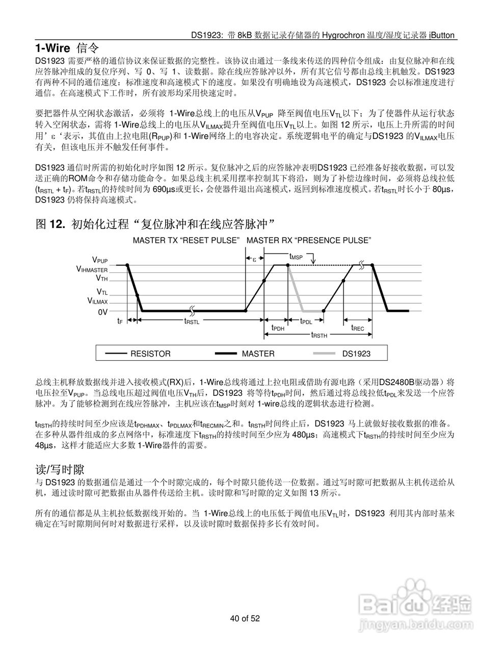 DALLAS DS1923温度/湿度记录器说明书:[4]