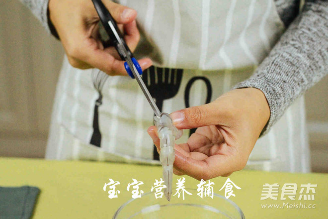 宝宝粒粒虾的做法