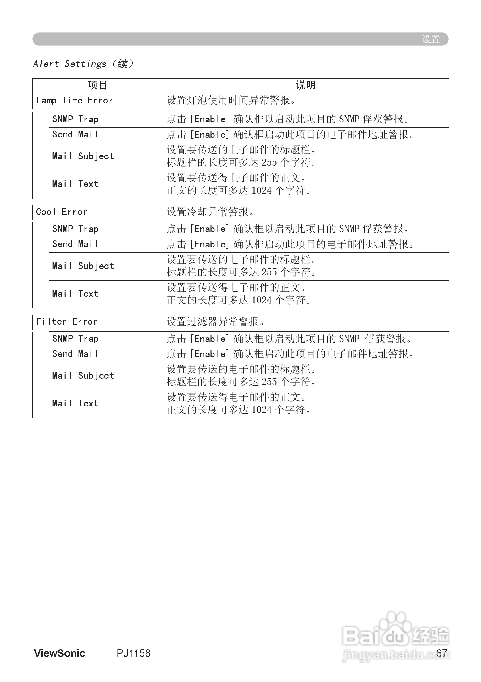优派PJ1158投影机使用说明书:[8]