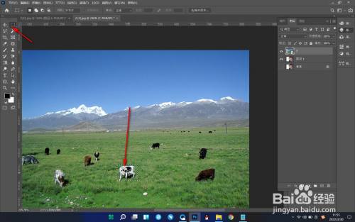 PS修补工具如何复制选区
