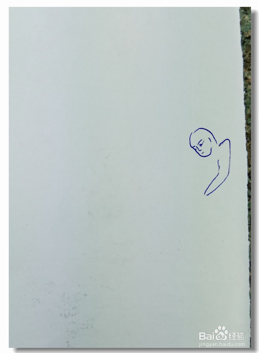 怎样画简笔画“用叉棍放篮子”?