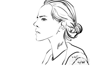 教大家怎样画线描速写