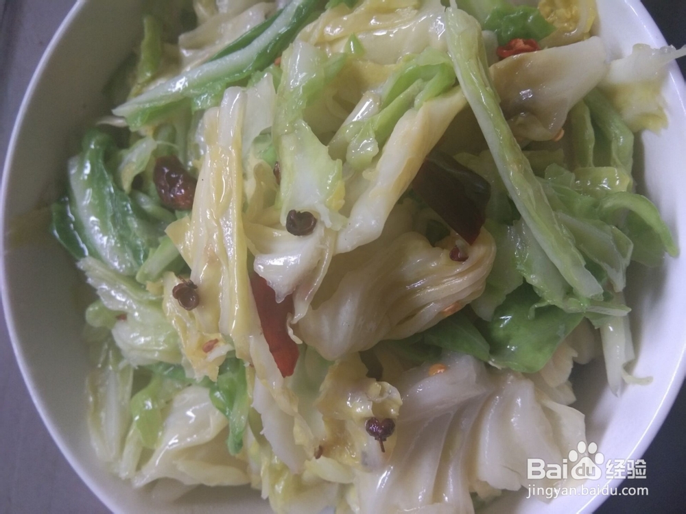 炒白菜的做法