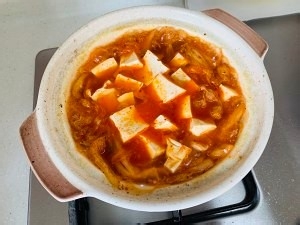 养生食补辣白菜豆腐汤