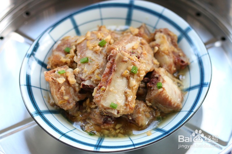 美味难挡、软嫩易脱的蒜蓉蒸排骨