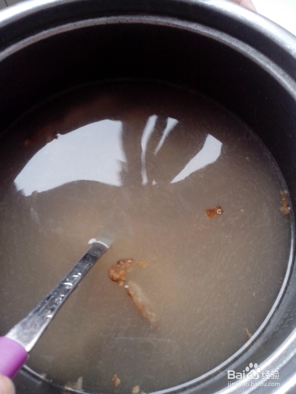 超简单电饭煲做腊肉稀饭