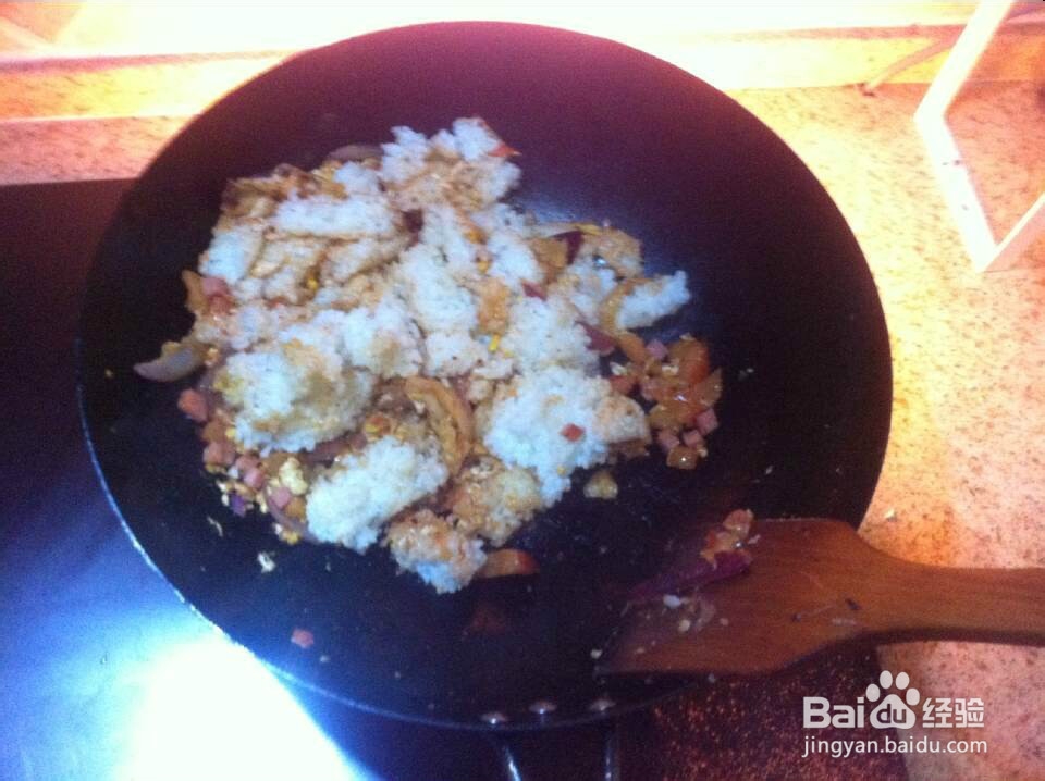 我爱带便当之辣白菜炒饭