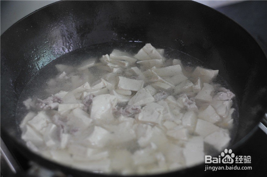 豆腐肉片汤的做法