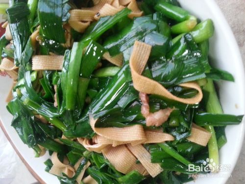 东北小炒——韭菜炒干豆腐的制作窍门