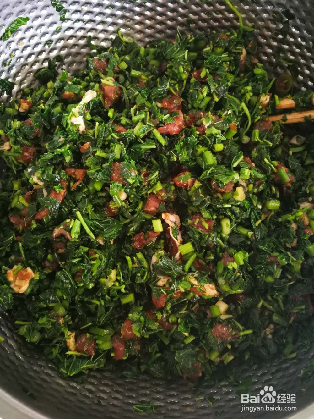 菠菜汁包子的家常做法