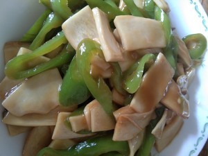 教你怎么做青椒与杏鲍菇