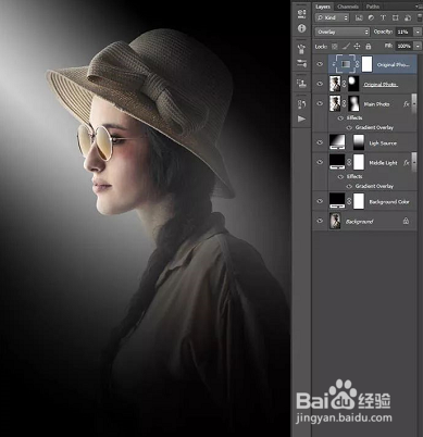 PS怎么打造唯美的暗调室内人像?