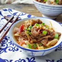 地标商城---肥牛金针菇做法