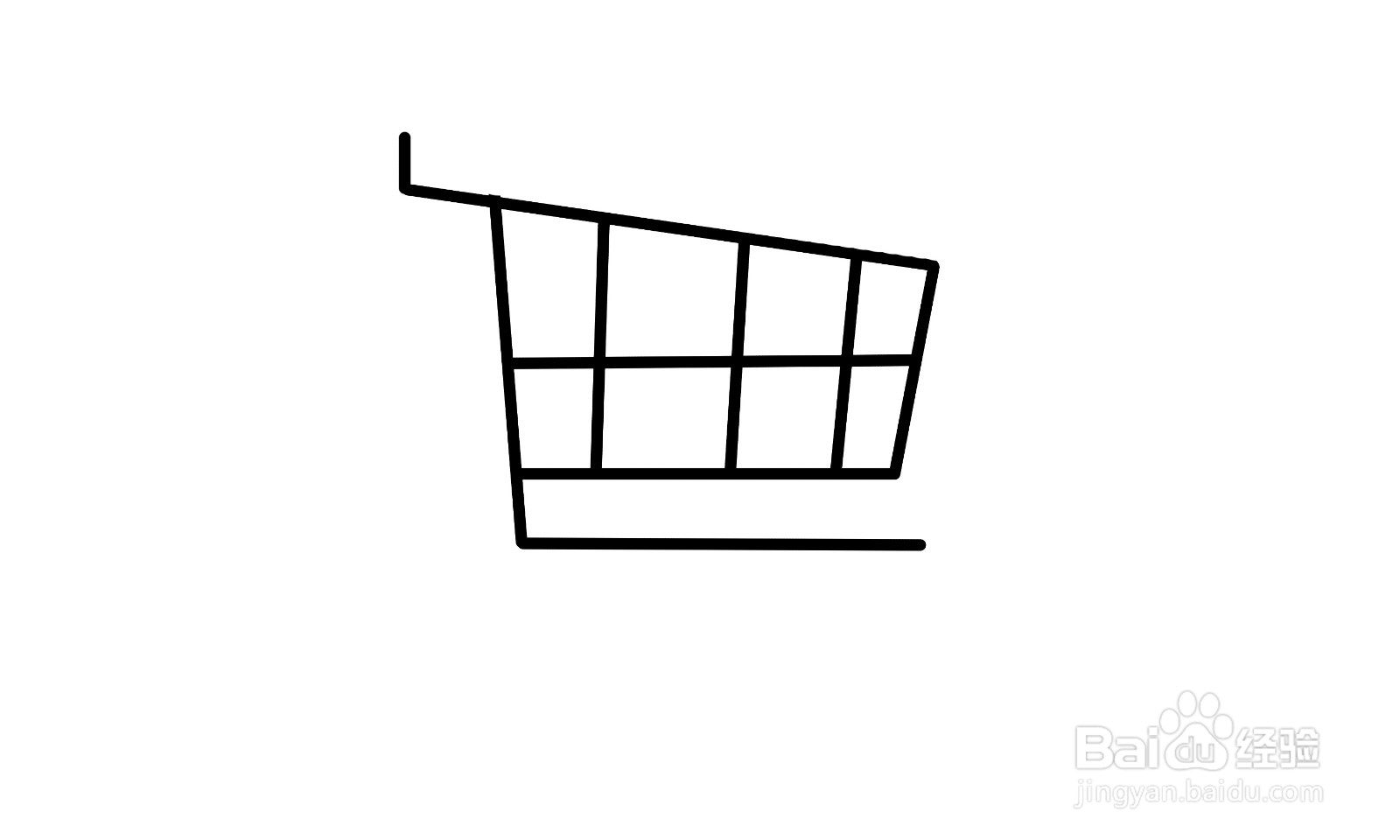 简笔画购物车怎么画？