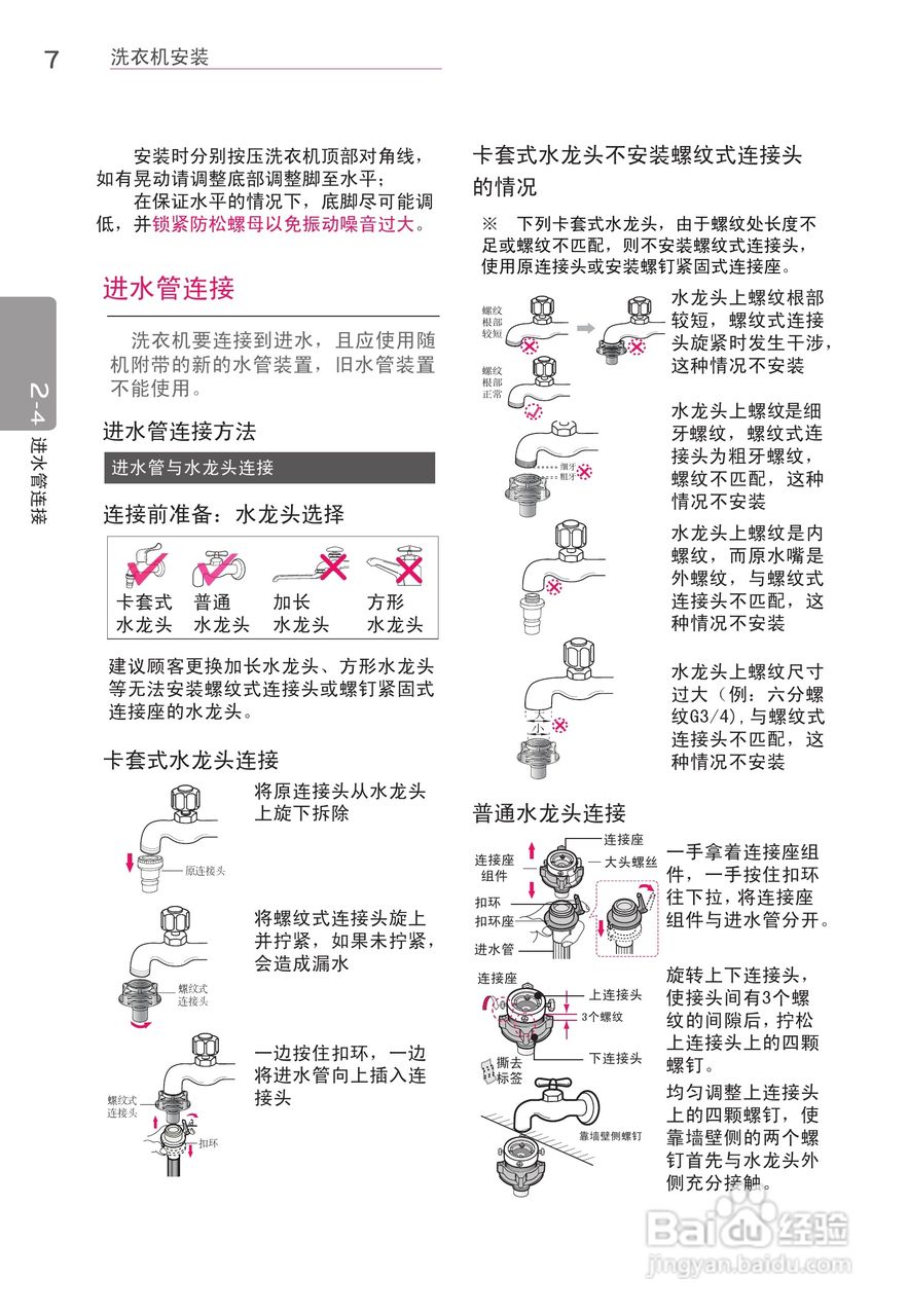 LG WD-A14396D洗衣机使用说明书:[1]