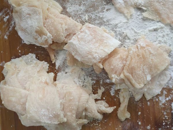 鲜掉眉毛的芙蓉鸡片