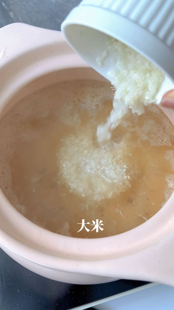 营养早餐虾仁海参粥