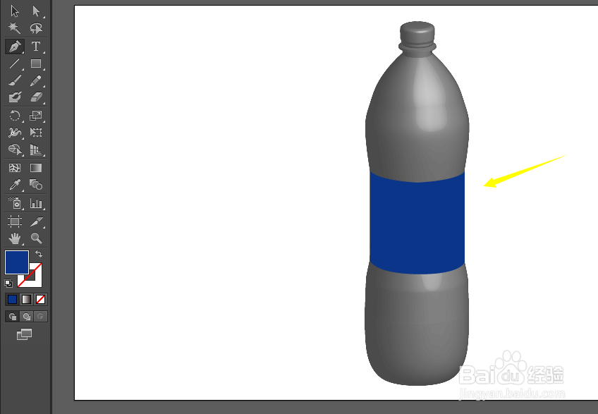 如何使用ILLUSTRATOR画出可乐瓶模型
