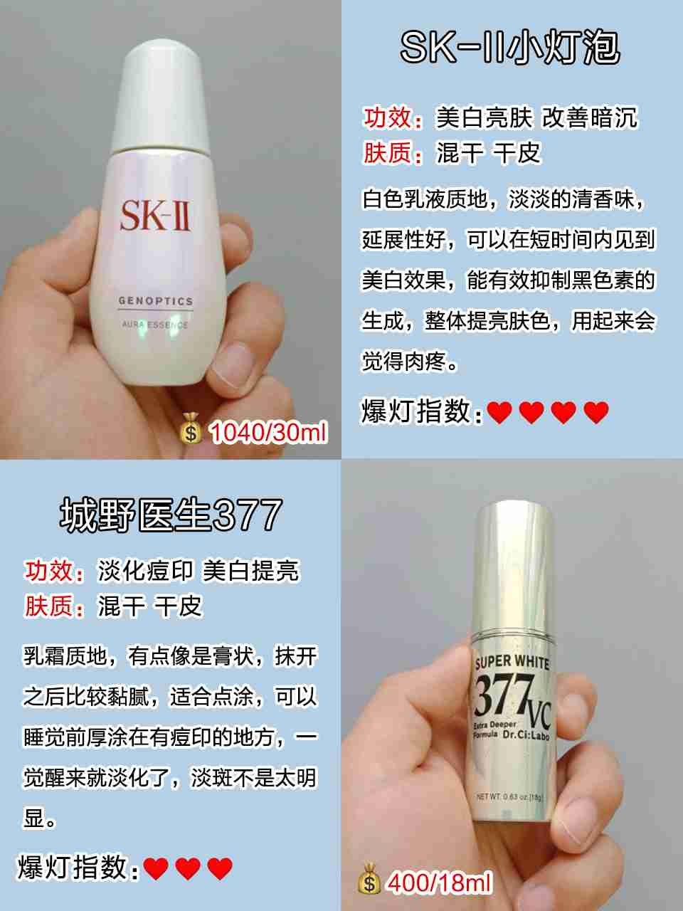 热门祛斑精华测评！保湿祛斑抗初老合集