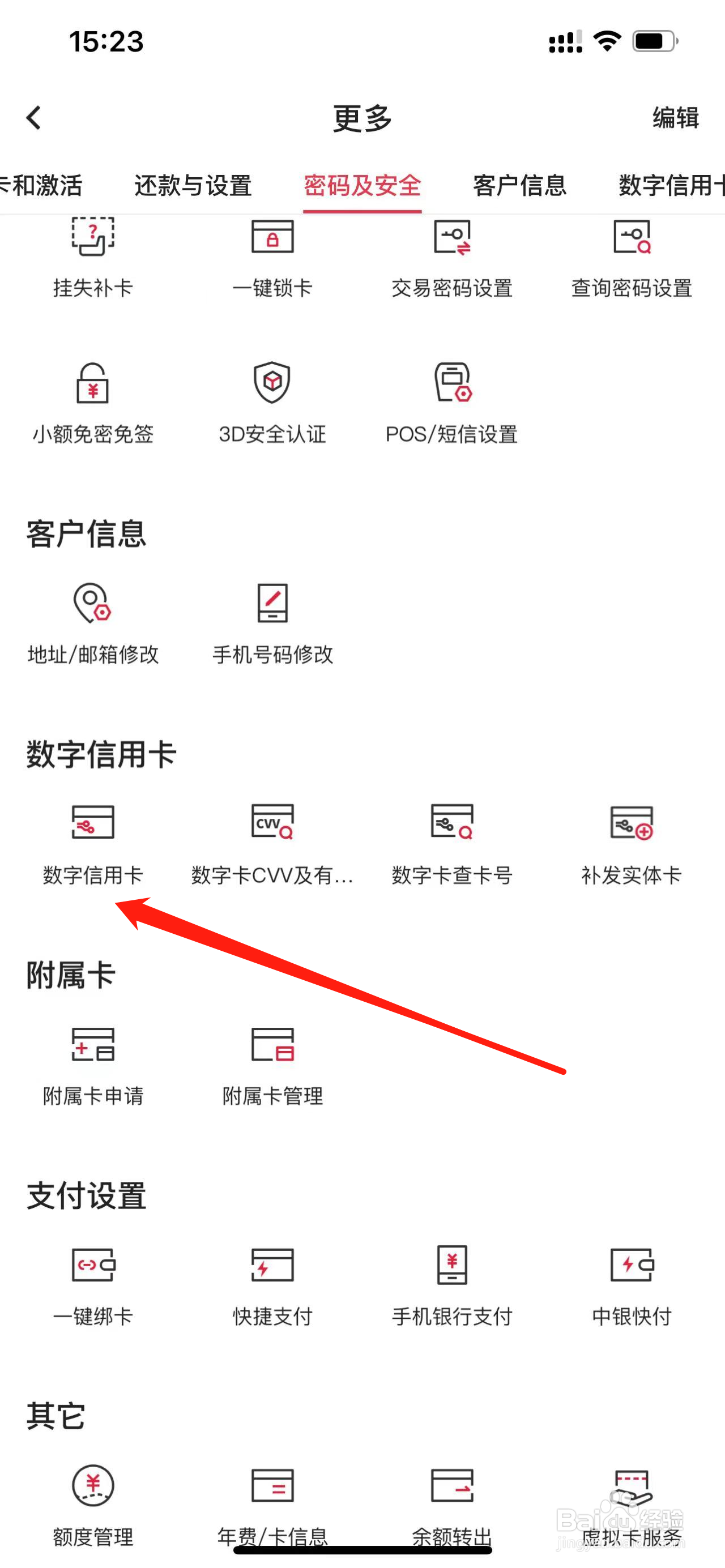 中国银行如何查看数字信用卡