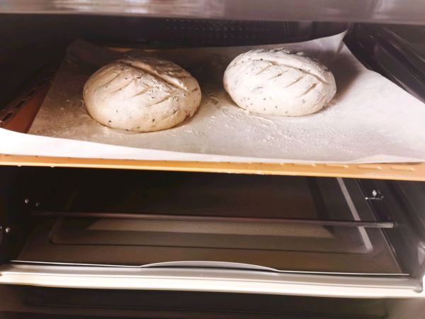 蔓越莓黑芝麻面包