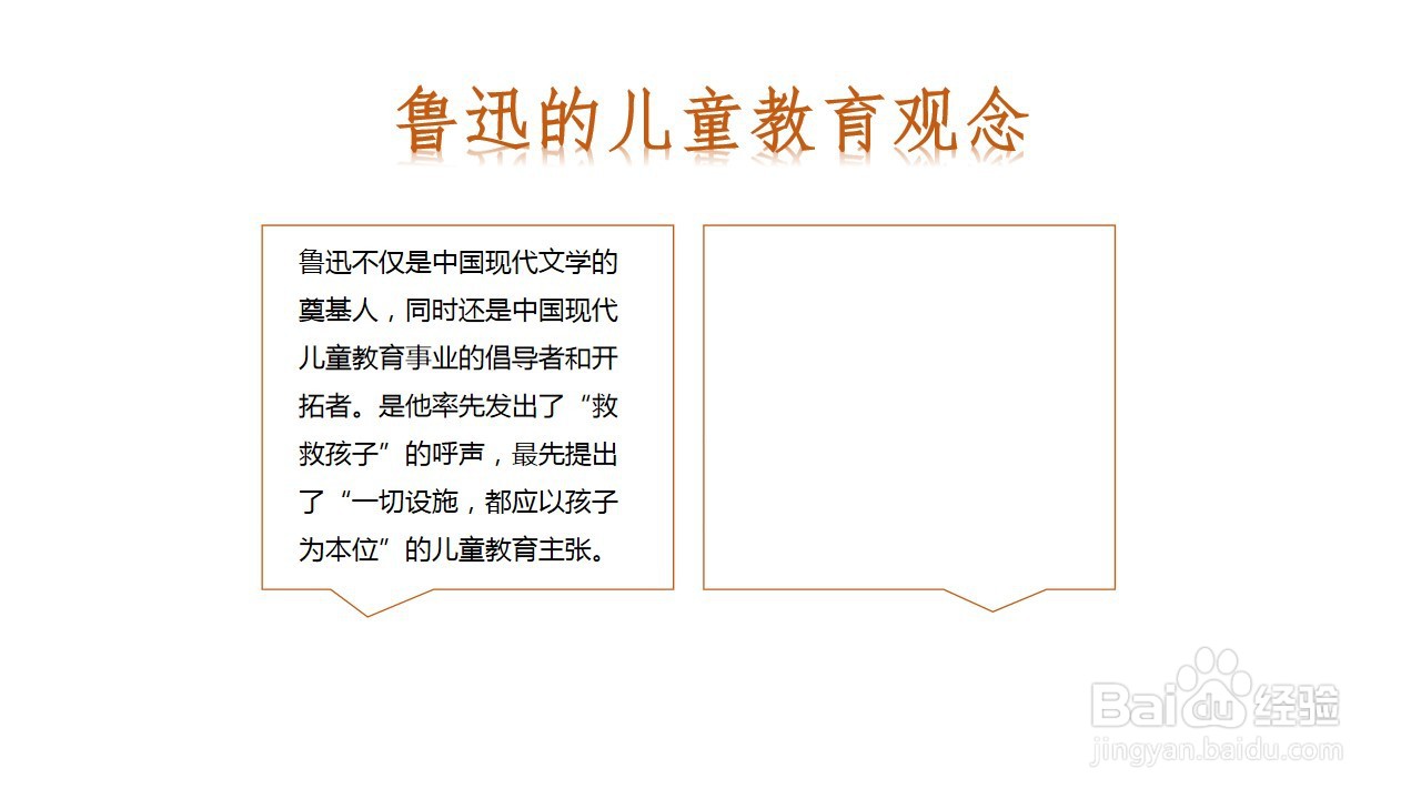 鲁迅的儿童教育观念手抄报