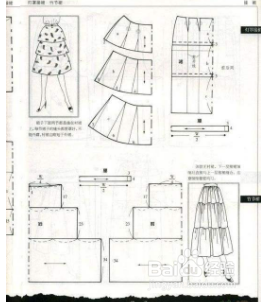 蛋糕裙的做法裁剪图解