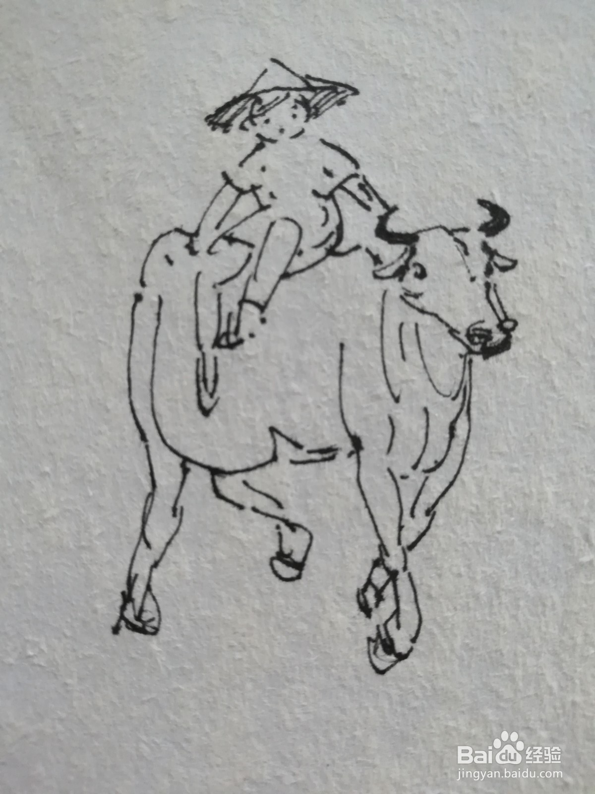 清明节的牛怎么画