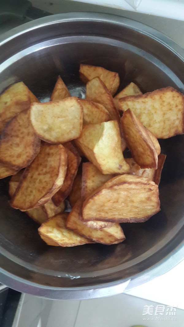 自制家常菜拔丝地瓜