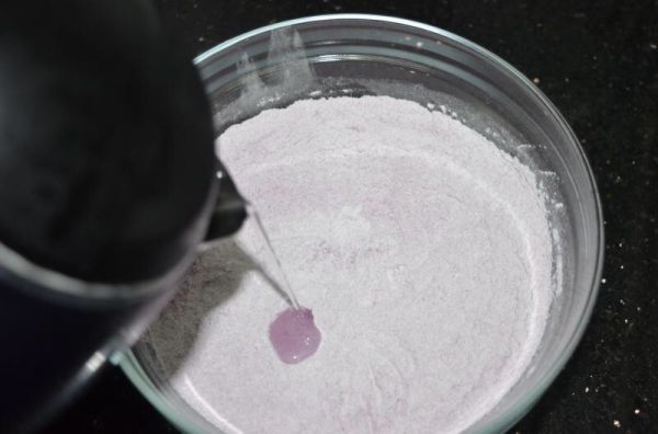 椰蓉燕麦馅紫薯汤圆