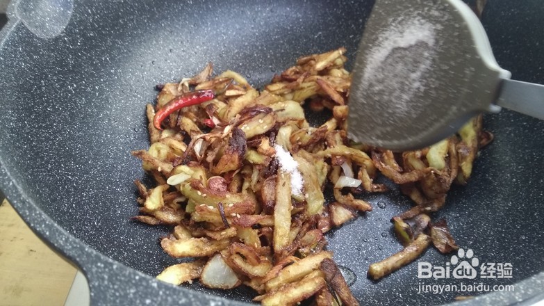 教你做干煸茄子丝