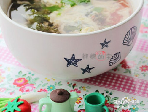 番茄生菜蛋花汤
