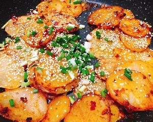 香煎土豆片的做法