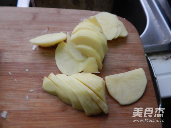香辣杏鲍菇炒土豆片