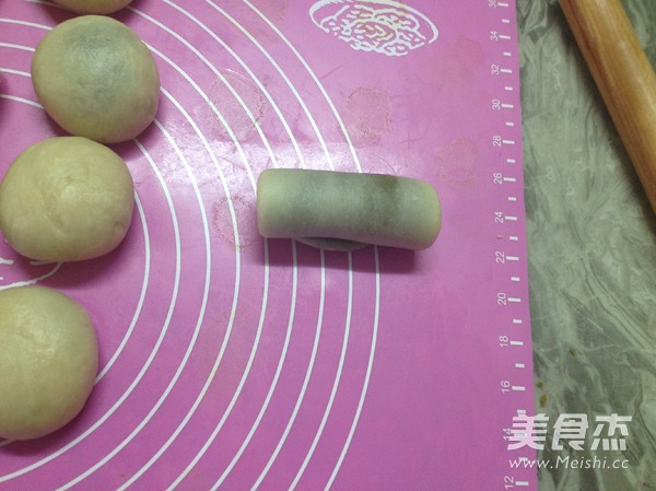 紫薯蛋黄抹茶酥