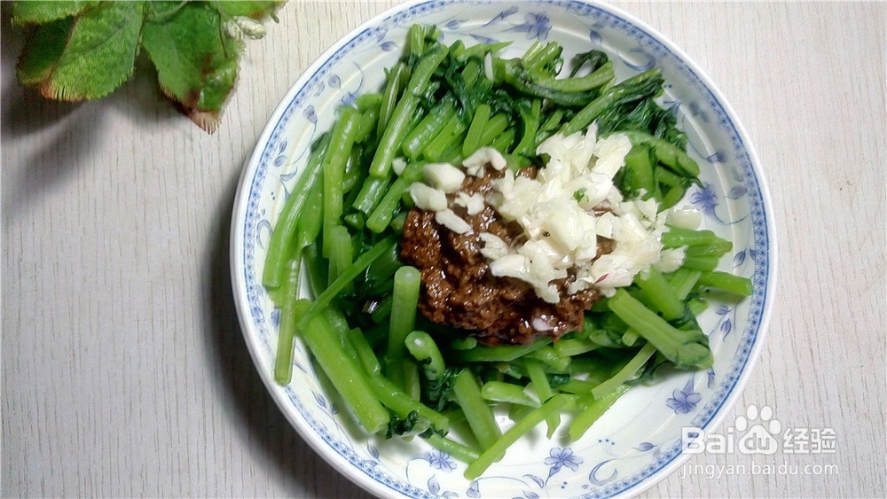 家常凉菜：芝麻酱拌蒿子杆
