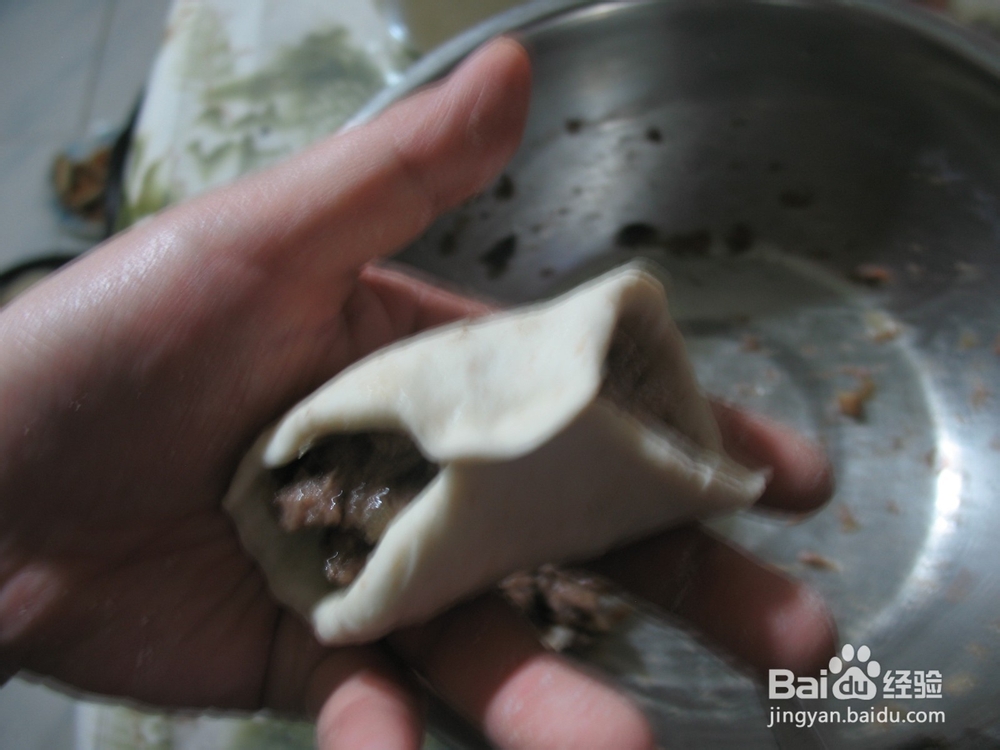 如何制作家常牛肉水煎包